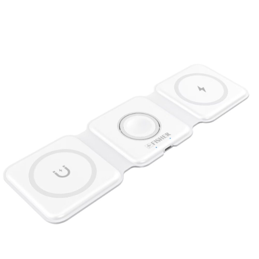 3 in 1 Magnetic Wireless Charger Phone/Watch/Earbuds